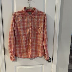 C & C California Women’s Shirt Large Plaid